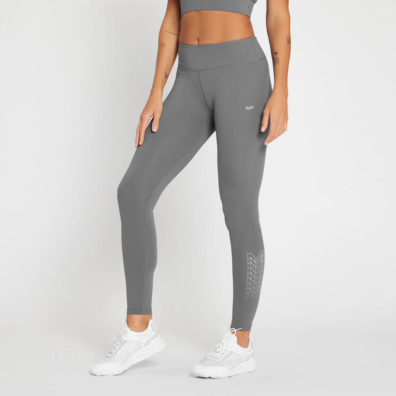 MP Women's Repeat MP Training Leggings - ženske helanke - tamnosive - XXS Slika 1