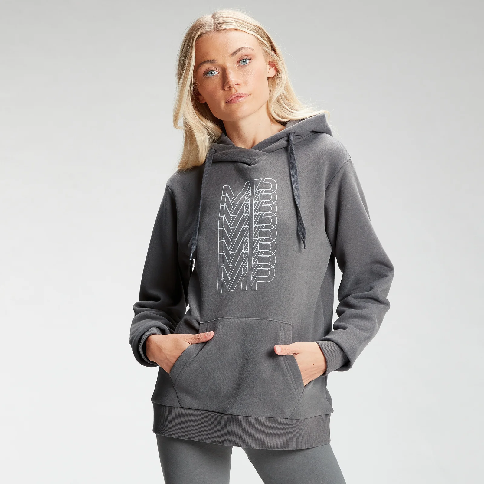 MP Women's Repeat MP Hoodie - ženska dukserica - tamnosiva - XXS Slika 1