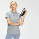 MP ženska majica Essentials - sivi lapor