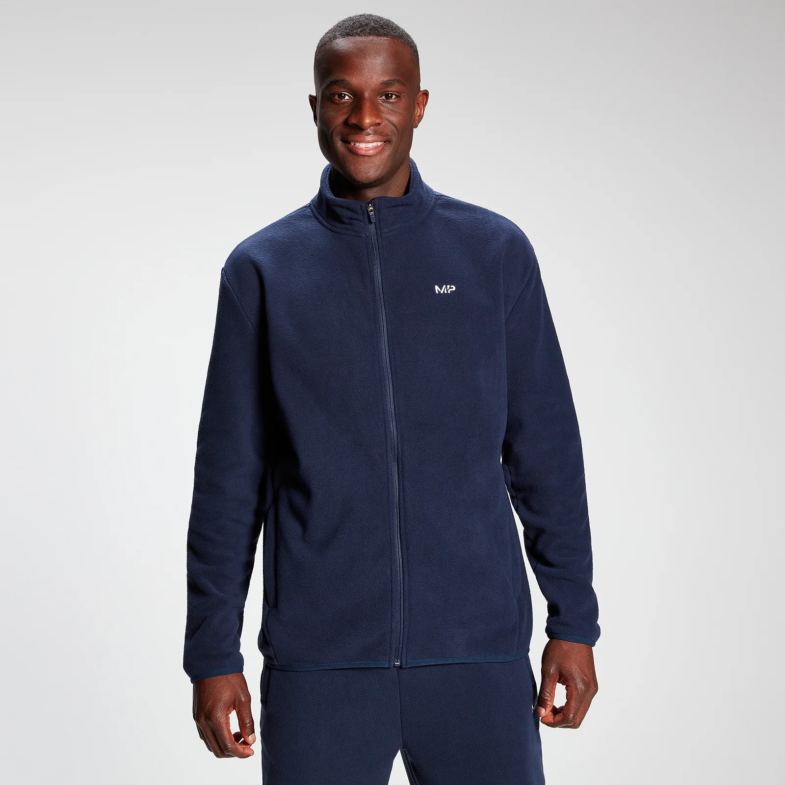 MP Men's Rest Day Zip Up Fleece - muška dukserica od flisa, sa rajsferšlusom - mornarska - XXS Slika 1