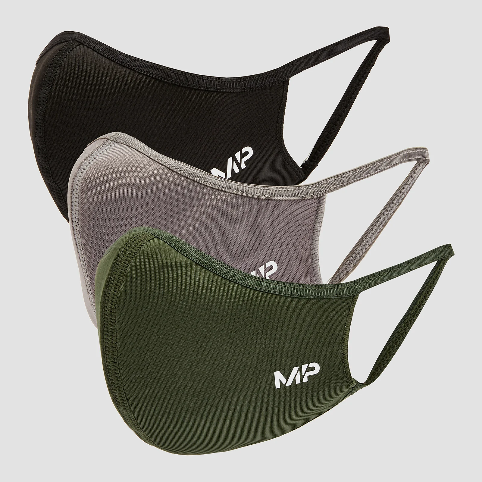 MP Curve Mask (3 Pack) - Black/Leaf Green/Carbon - S/M Slika 1
