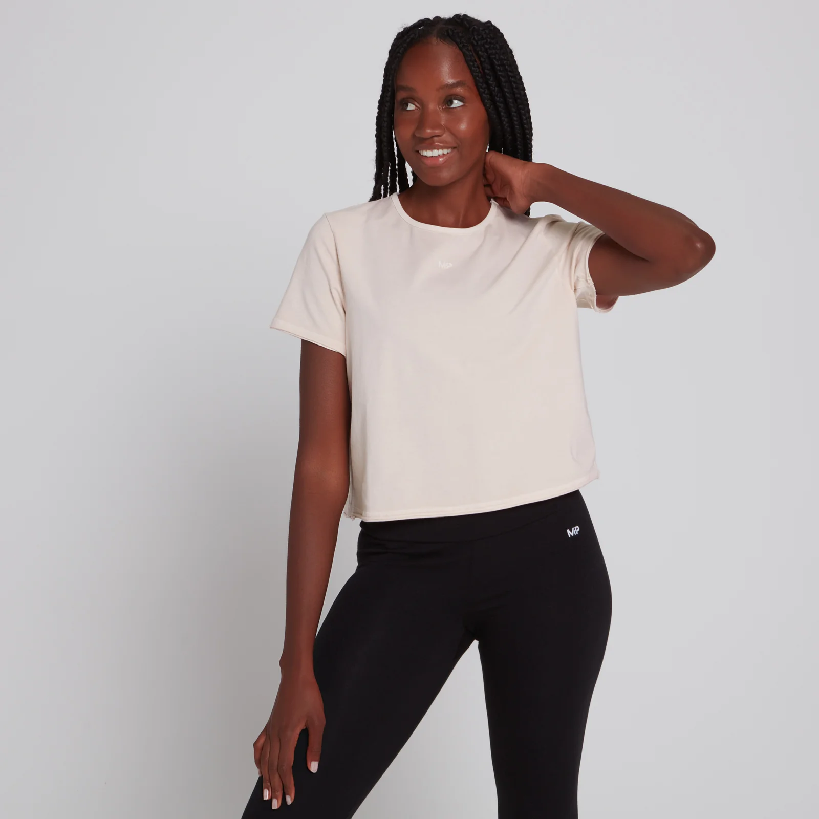 MP Women's Training Cropped T-Shirt - Light Pink - XXS Slika 1