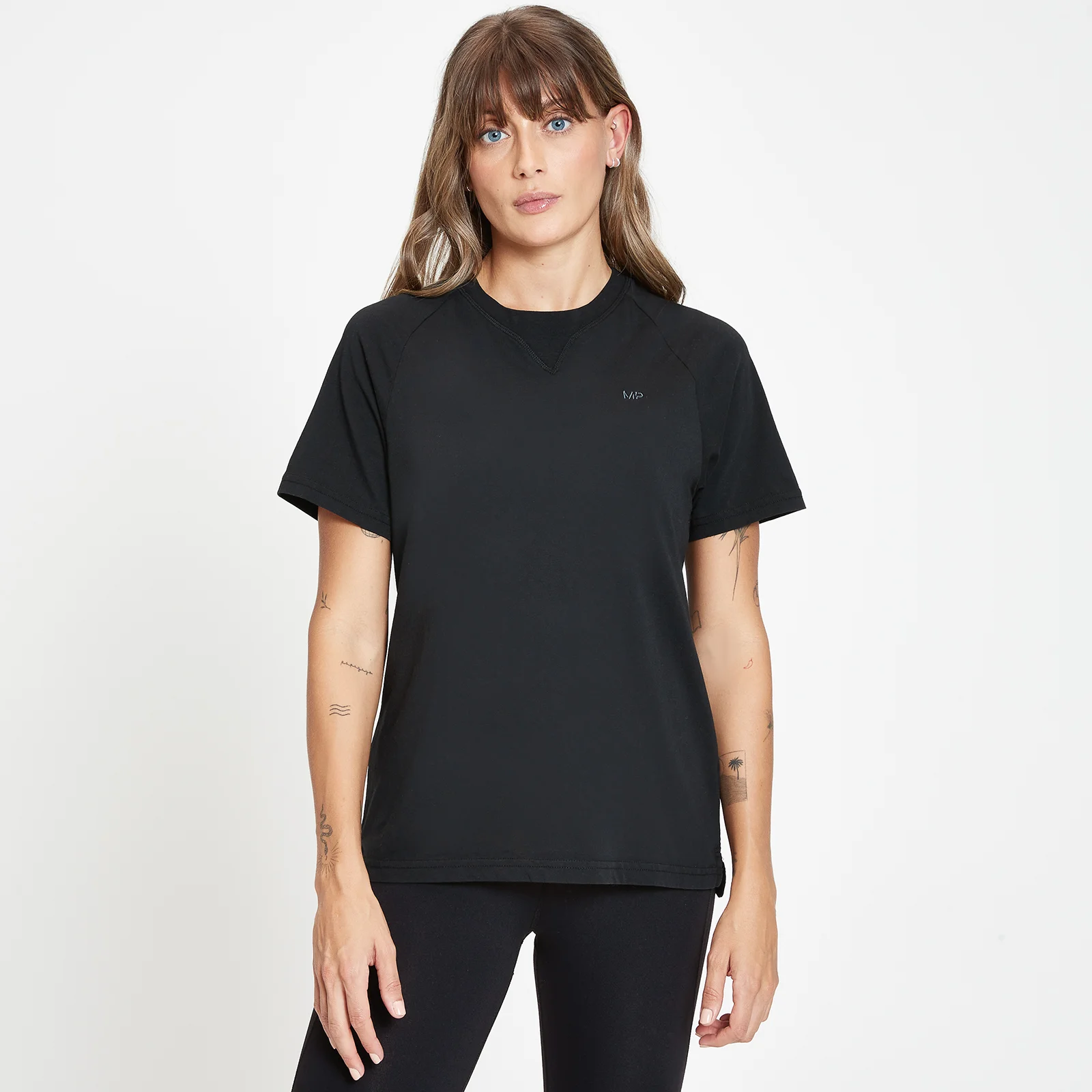 MP Women's Rest Day Longline T-Shirt - ženska majica sa kratkim rukavima - crna - XXS Slika 1