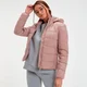 MP Women's Outerwear Lightweight Hooded Packable Puffer Jacket - ženska jakna - prljavoružičasta