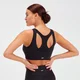 MP ženski Sculpt Laser Cut sportski grudnjak - crni