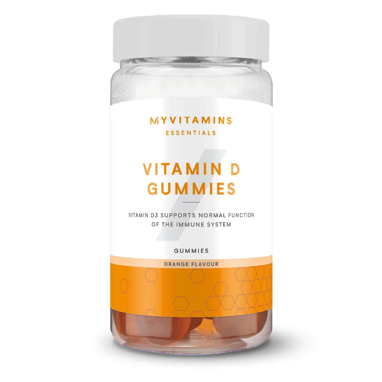 Vitamin D Gummies - 60servings - Narandžasto Slika 1
