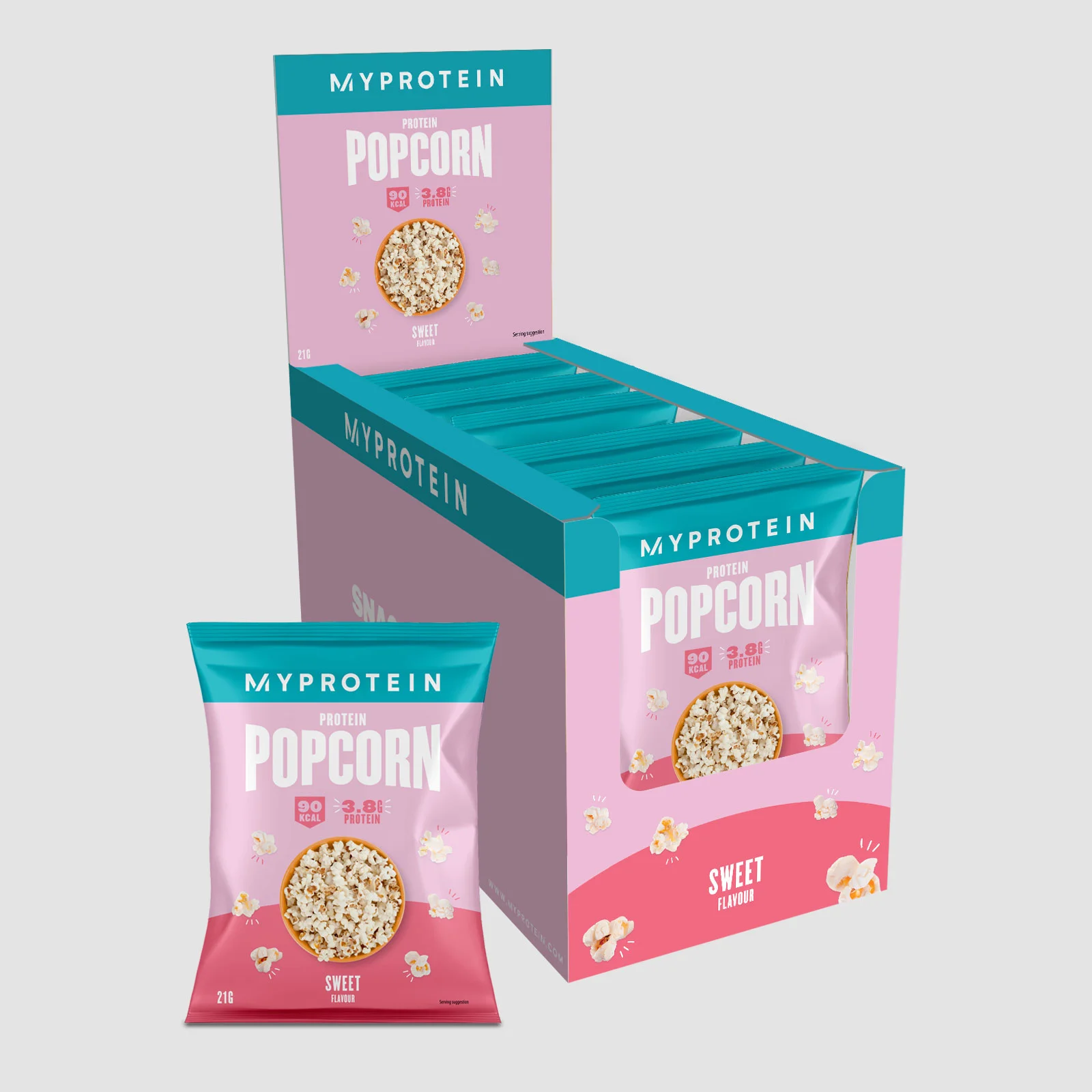 Protein Popcorn - 6 x 21g - Sweet Slika 1