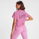 MP Women's Retro Lift Short Sleeve Crop Top - ženska kratka majica - ružičasta