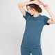 MP Women's Power Maternity Short Sleeve Top - majica sa kratkim rukavima za trudnice - sivoplava