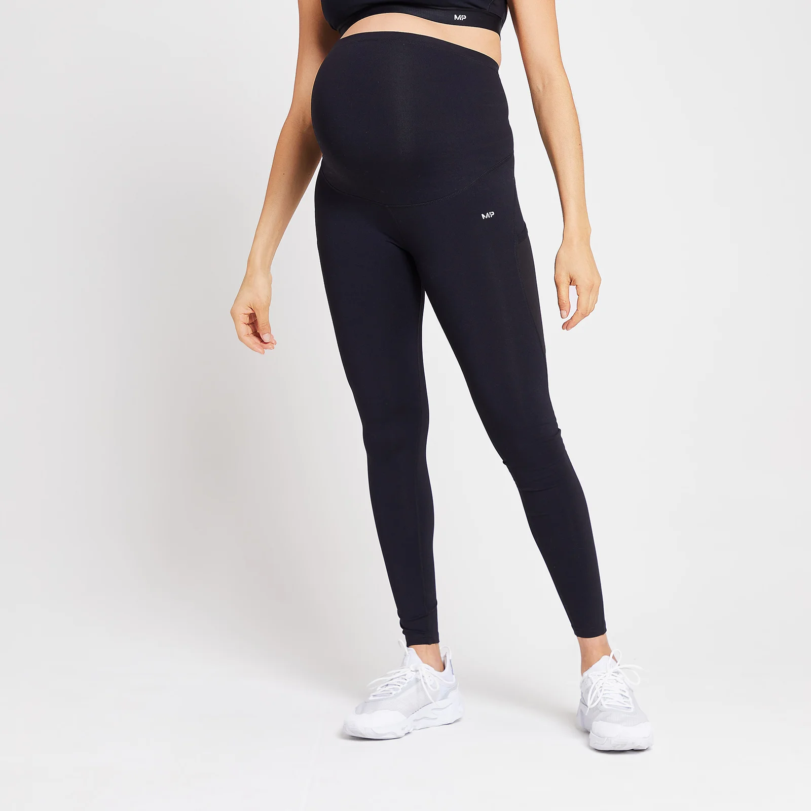 MP Women's Power Maternity Leggings - helanke za trudnice - crne - XXS Slika 1