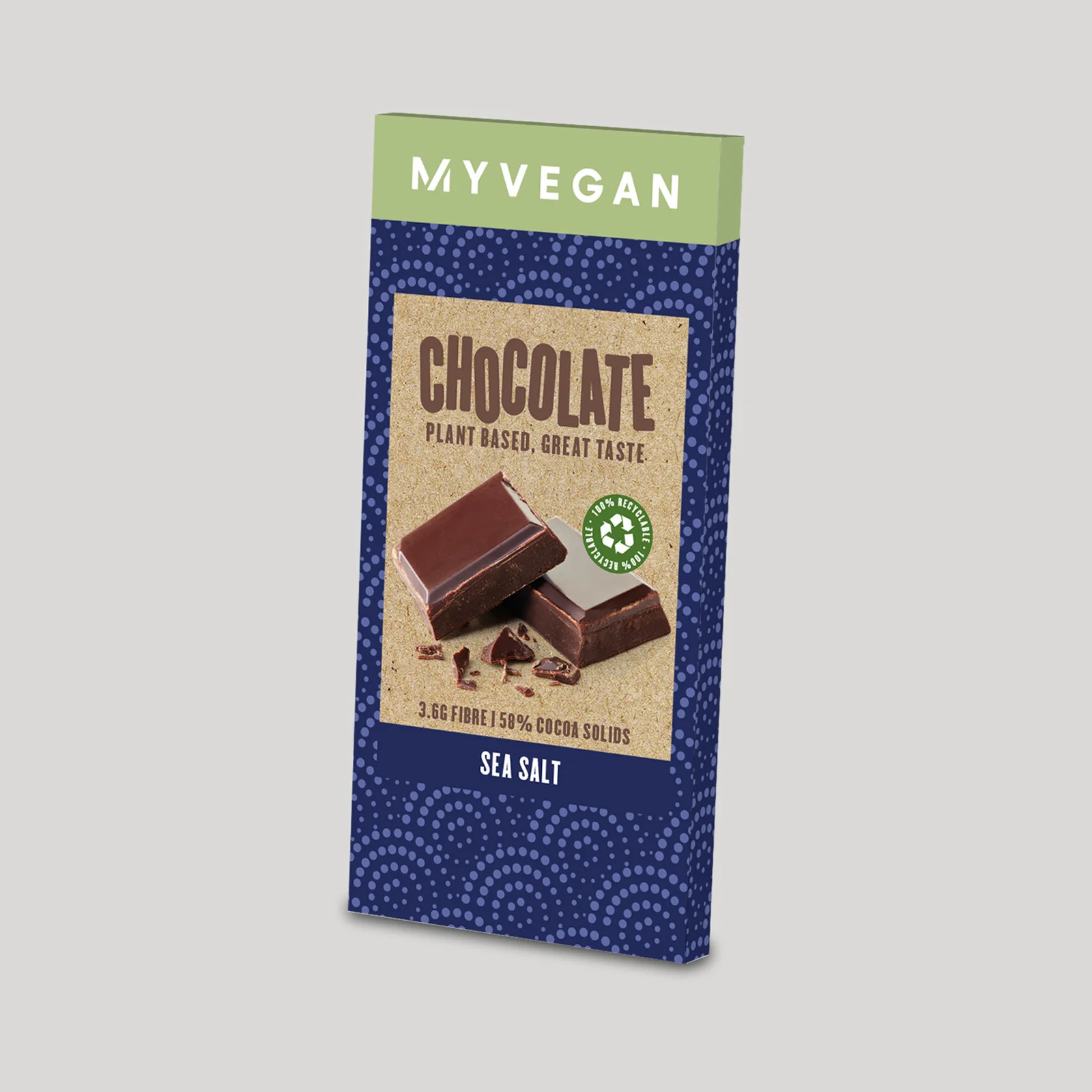 Vegan Chocolate - 35g - Sea Salt Slika 1