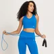 MP Women's Power Longline Sports Bra - ženski grudnjak - plavi
