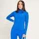 MP Women's Training Slim Fit 1/4 Zip - ženska majica dugih rukava sa rajsferšlusom - plava