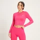 MP Women's Training Dry Tech Long Sleeve Crop Top - ženska majica sa dugim rukavima - magenta