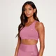 MP Women's Sculpt Laser Cut Sports Bra - sportski grudnjak - ljubičasti