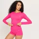 MP Women's Shape Seamless Long Sleeve Top - ženska majica sa dugim rukavima - magenta