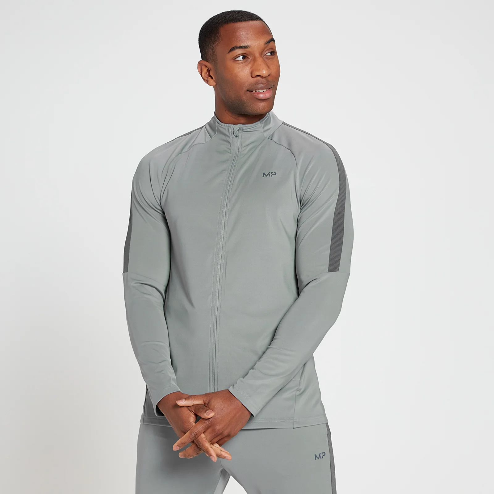 MP Men's Tempo Track Top - muški gornji deo trenerke - sivi - XXS Slika 1