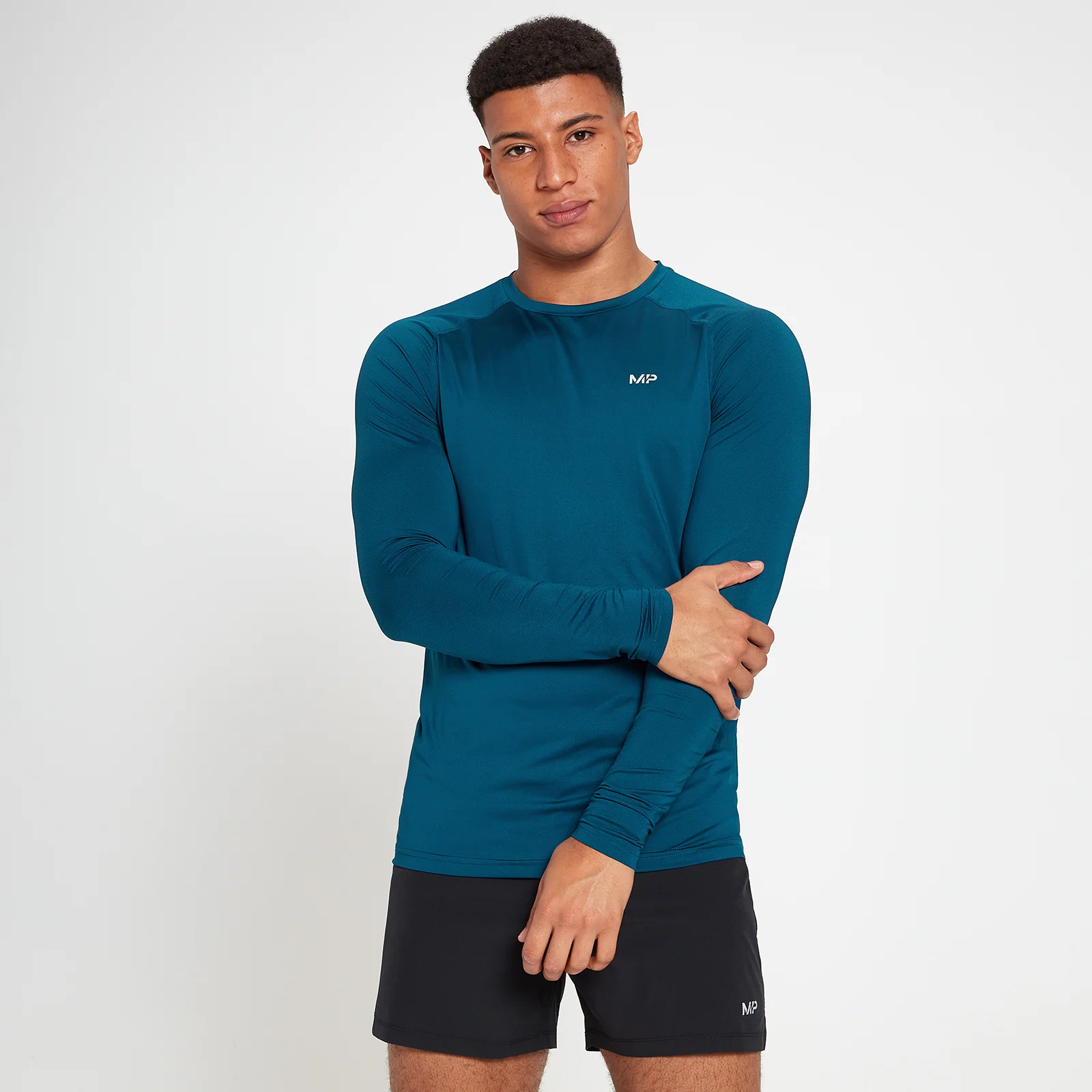 MP Men's Velocity Long Sleeve Top - muška majica sa dugim rukavima - posejdon-plava - XXS Slika 1