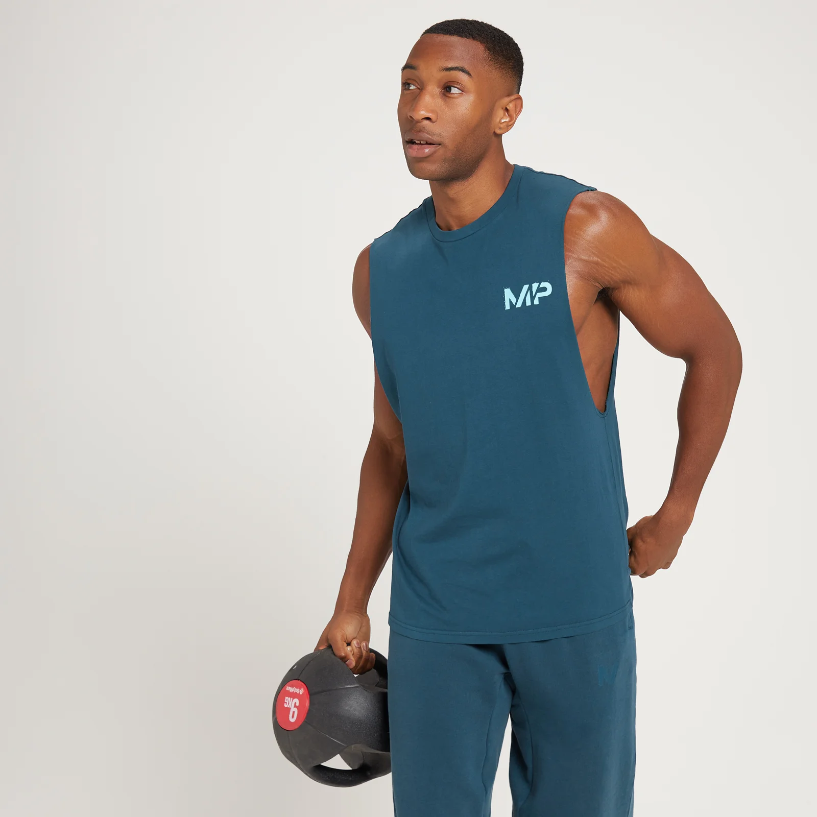 MP Men's Adapt Washed Tank Top - muška majica bez rukava - sivoplava - XXS Slika 1