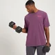MP Men's Adapt Washed Oversized Short Sleeve T-Shirt - muška majica sa kratkim rukavima - tamnoljubičasta