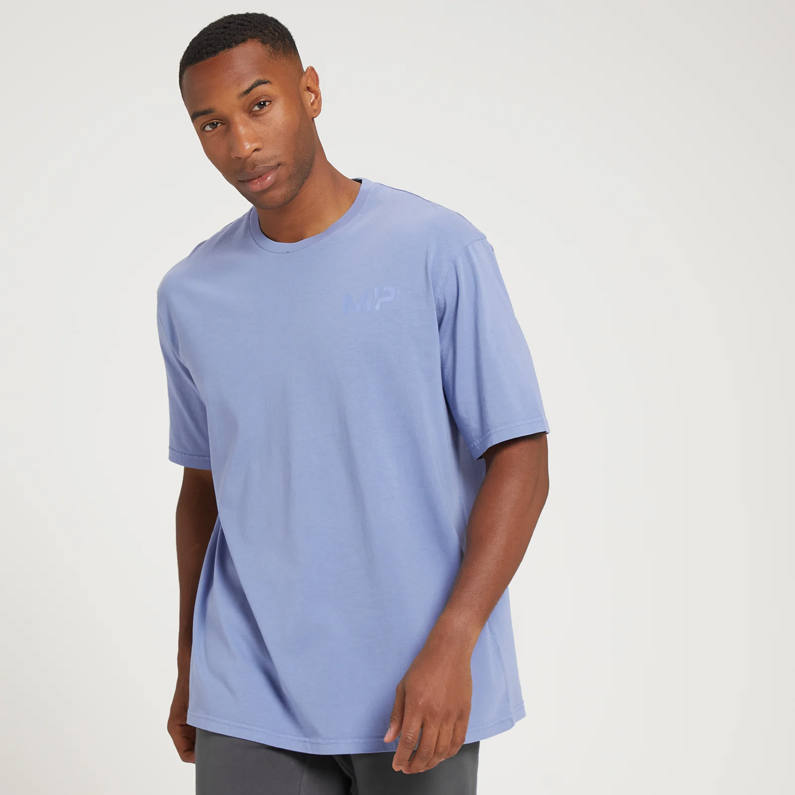 MP Men's Adapt Washed Oversized Short Sleeve T-Shirt - muška majica sa kratkim rukavima - svetloljubičasta - XXS Slika 1