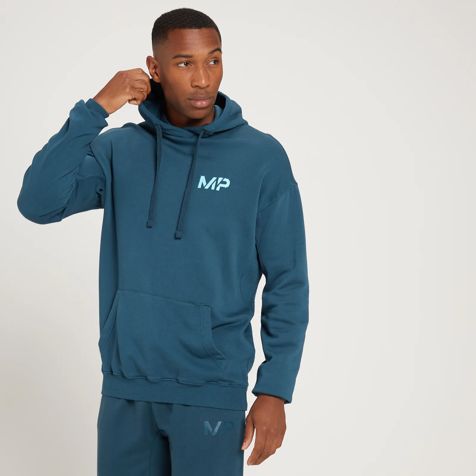MP Men's Adapt Washed Hoodie - muška dukserica - sivoplava - XXS Slika 1