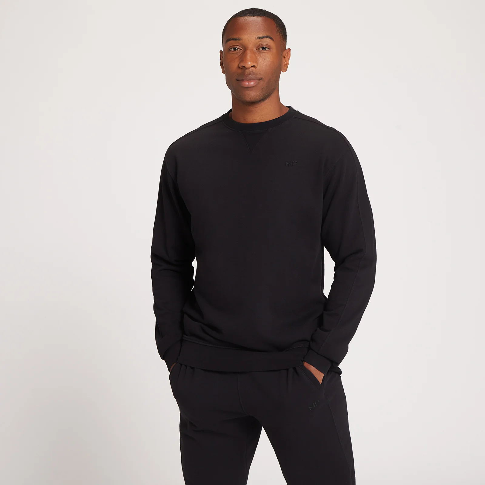 MP Men's Dynamic Training Crew Neck Sweatshirt - muška dukserica - ispranocrna - XXS Slika 1