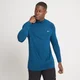 MP Men's Performance 1/4 Zip top - muška majica dugih rukava sa rajsferšlusom - posejdon-plavi melanž