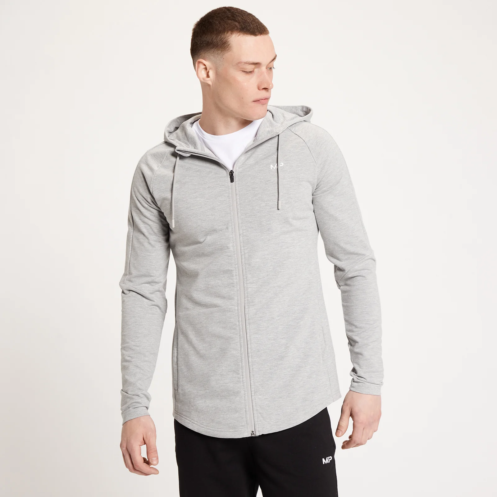 MP Men's Form Zip Up Hoodie - muška dukserica - sivi melanž - XXS Slika 1