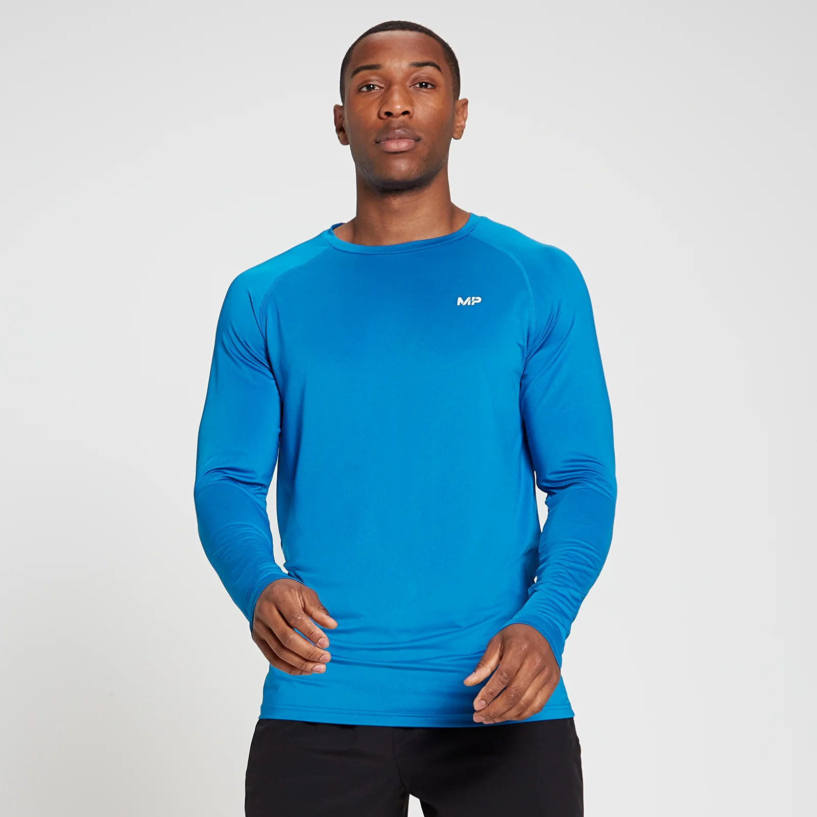 MP Men's Training Long Sleeve Top - muška majica sa dugim rukavima - plava - XXS Slika 1