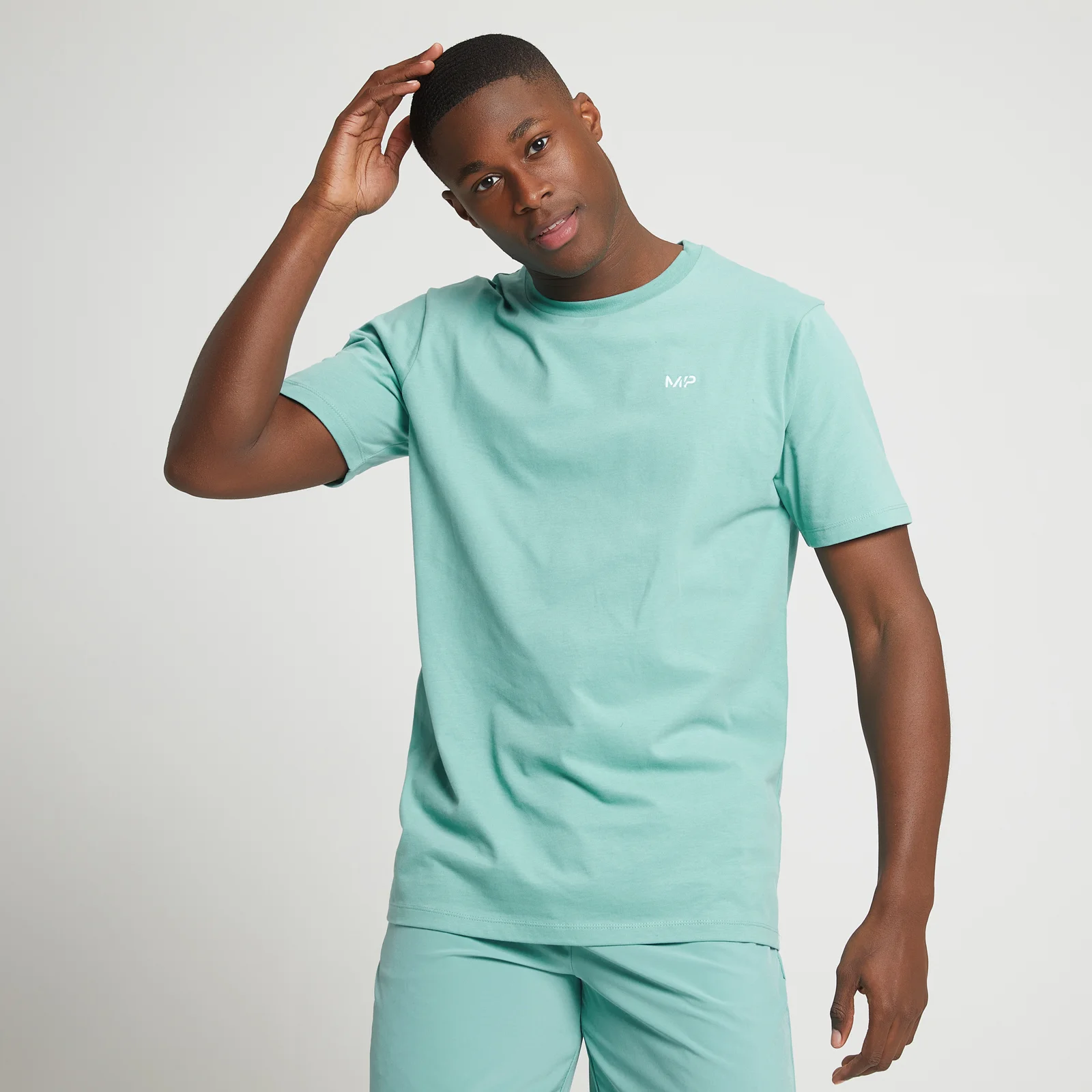 MP Men's T-Shirt - muška majica - sivozelena - XXS Slika 1