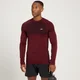 MP Men's Essential Seamless Long Sleeve Top - muška majica sa dugim rukavima - grimizni melanž