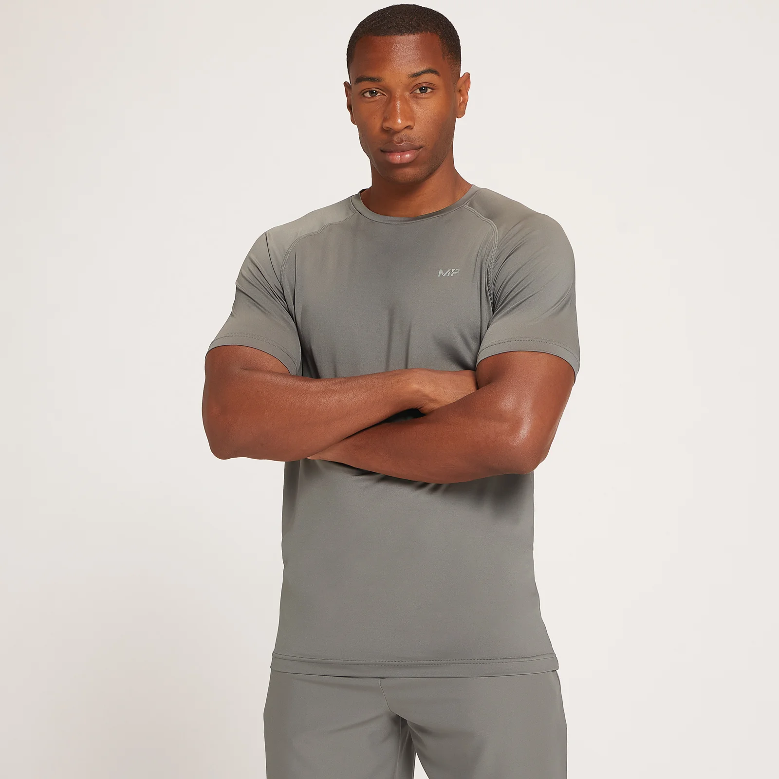 MP Men's Repeat MP Graphic Training Short Sleeve T-Shirt - muška majica sa kratkim rukavima - tamnosiva - XXS Slika 1