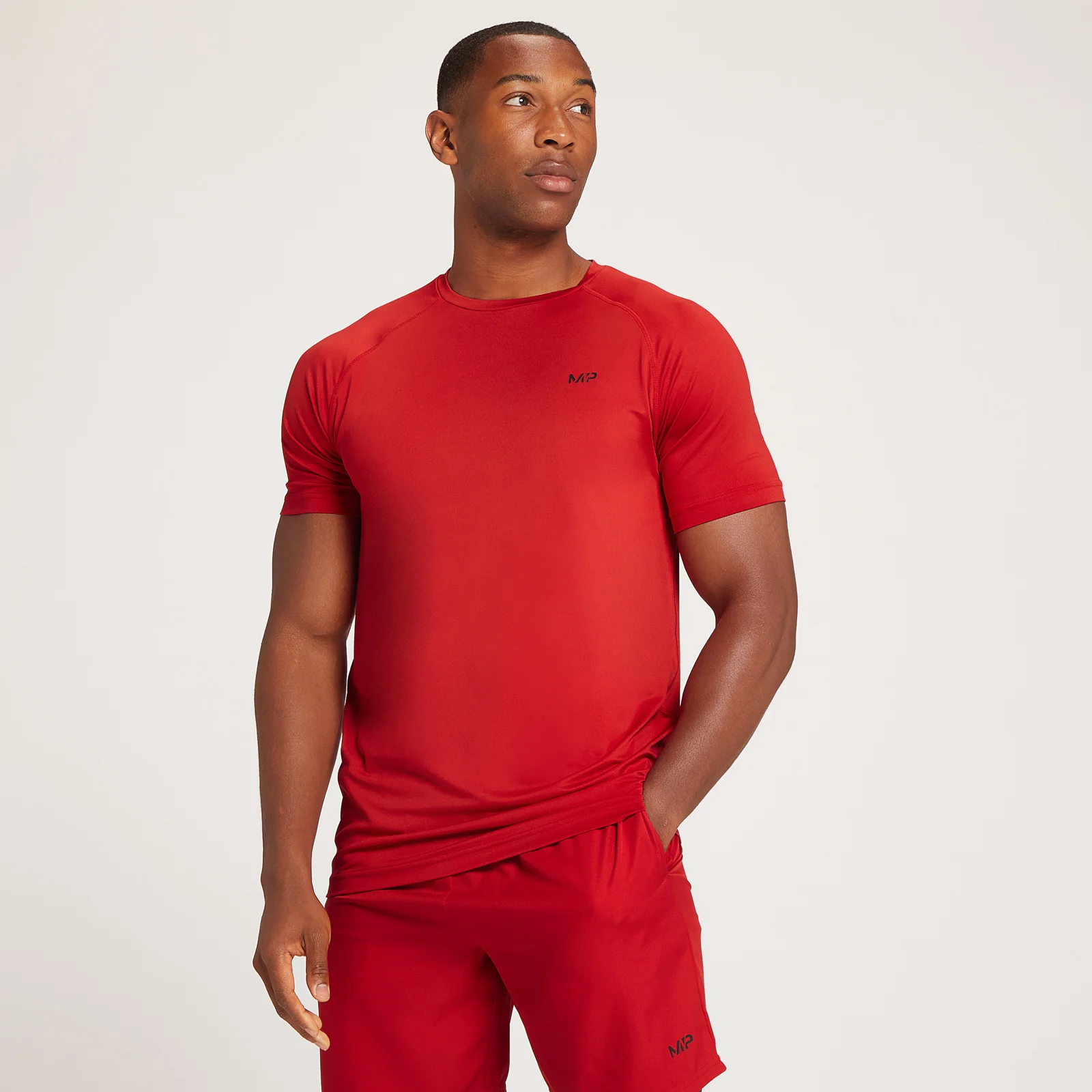 MP Men's Repeat MP Graphic Training - majica kratkih rukava - vino-crvena - XXS Slika 1