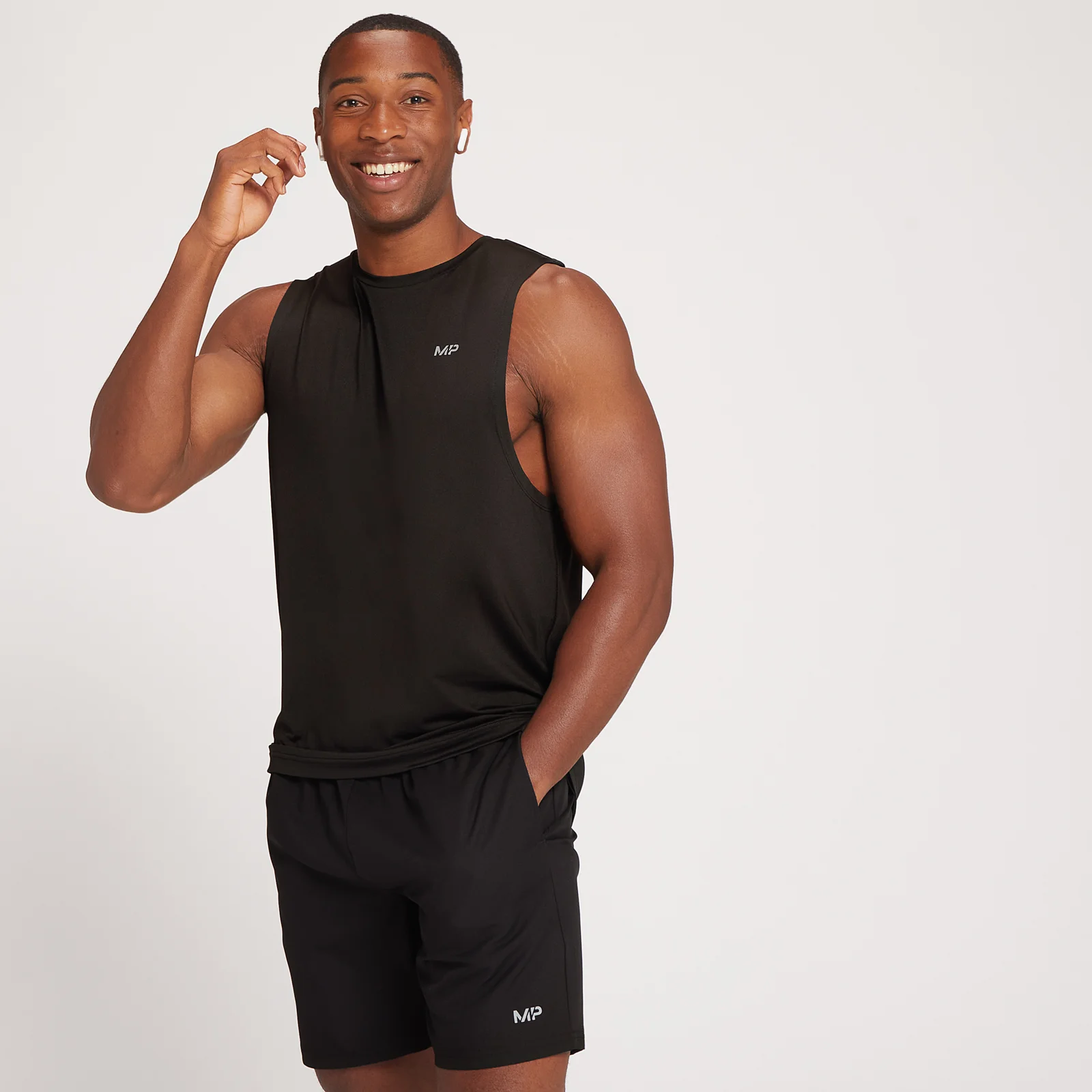 MP Men's Repeat MP Graphic Training Tank Top - muška majica bez rukava - crna - XXS Slika 1