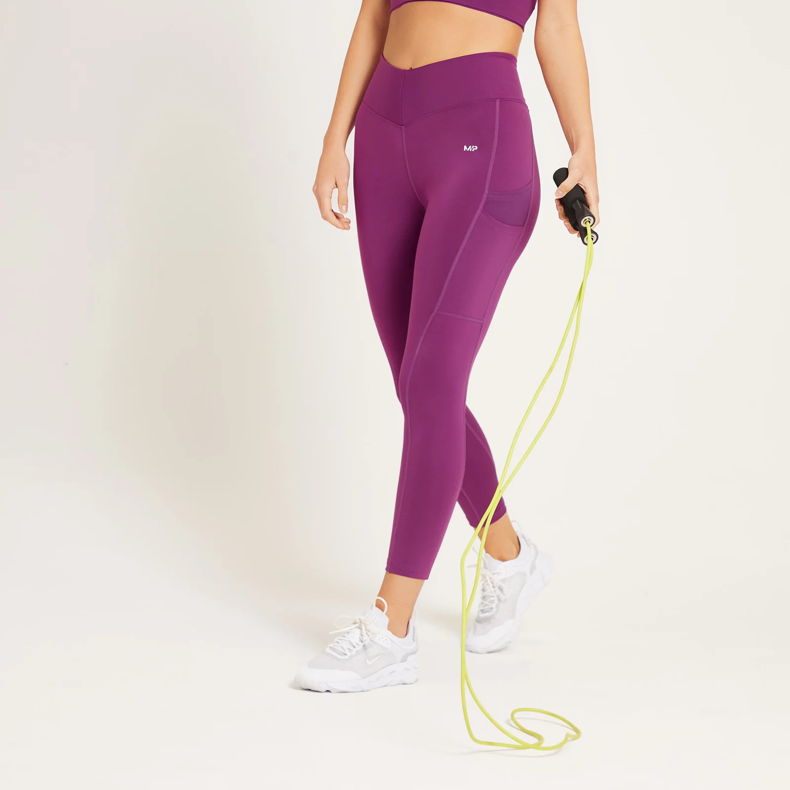 MP Women's Tempo 7/8 Leggings - ženske helanke 7/8 - ljubičaste - XXS Slika 1