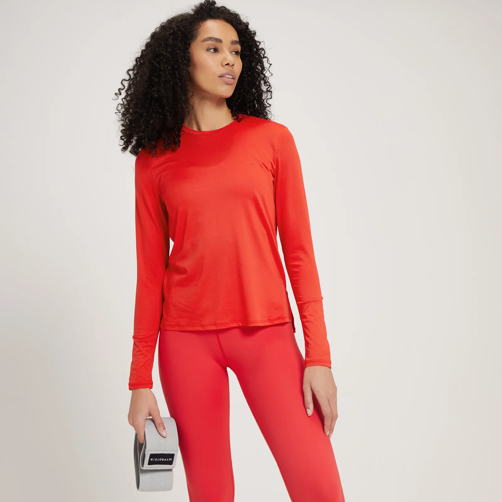MP Women's Power Ultra Long Sleeved T-Shirt - ženska majica sa dugim rukavima - crvena - XXS Slika 1