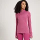 MP Women's Power Ultra Regular Fit 1/4 Zip Top - tamnoružičasta