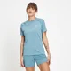 MP Women's Run Life Training T-Shirt - ženska majica sa kratkim rukavima - sivoplava/ bela
