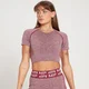 MP Women's Curve Crop Short Sleeve T-Shirt - ženska kratka majica - tamnoljubičasta