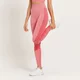 MP Women's Curve High Waisted Leggings - ženske helanke - crveni melanž