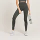 MP Women's Curve High Waisted Leggings - ženske helanke - tamnosivi melanž