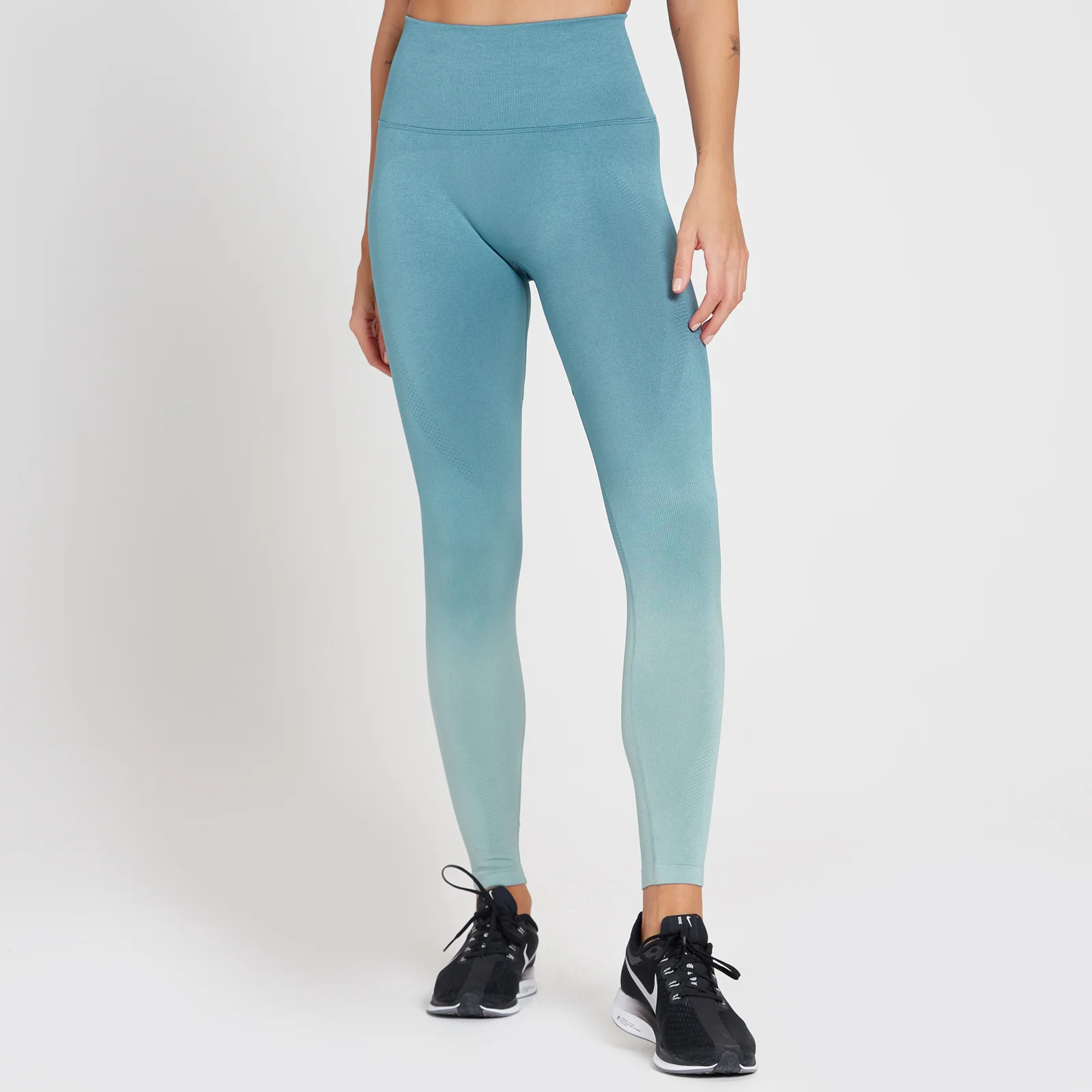 MP Women's Velocity Ultra Seamless Leggings - ženske helanke - sivoplave - XXS Slika 1