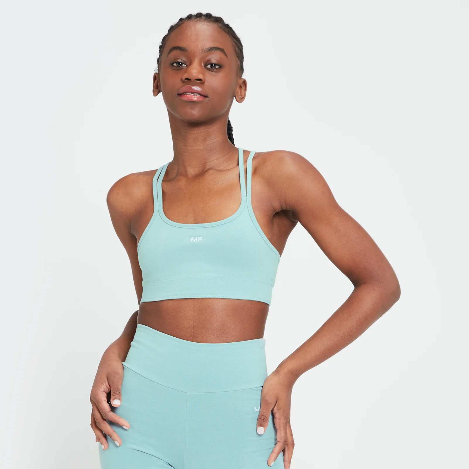 MP Women's Jersey Bra - ženski grudnjak od žerseja - ledenoplavi - XXS Slika 1