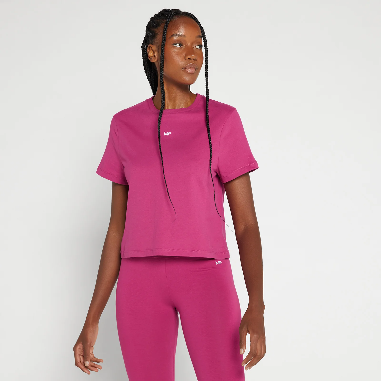 MP Women's Crop T-Shirt - ženska kratka majica - tamnocrvena - XXS Slika 1