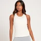 MP Women's Essential Rib Vest - ženska rebrasta majica bez rukava - sivobež