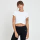 MP Women's Composure Twist Front Crop T-Shirt - ženska majica sa kratkim rukavima - bela