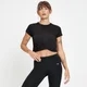 MP Women's Composure Twist Front Crop T-Shirt - ženska majica sa kratkim rukavima - crna