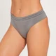 MP Women's Seamless Thong - ženske tange - tamnosive