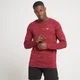 MP Men's Performance Long Sleeve Top - muška majica sa dugim rukavima - bordo melanž